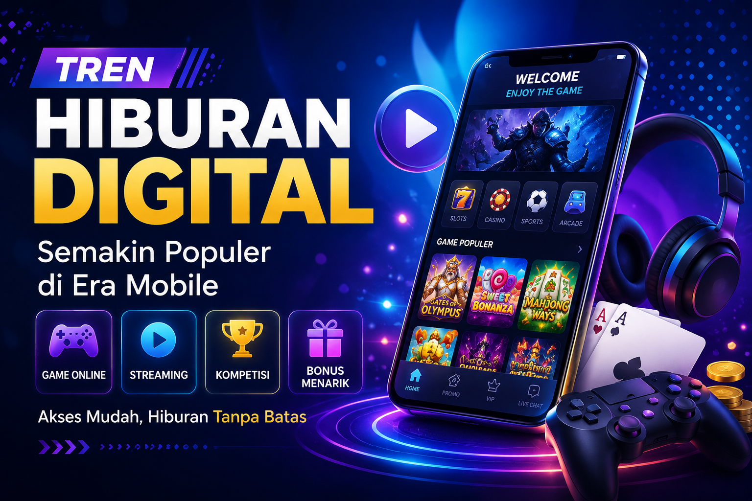 Mengenal Tren Hiburan Digital yang Semakin Populer di Era Mobile